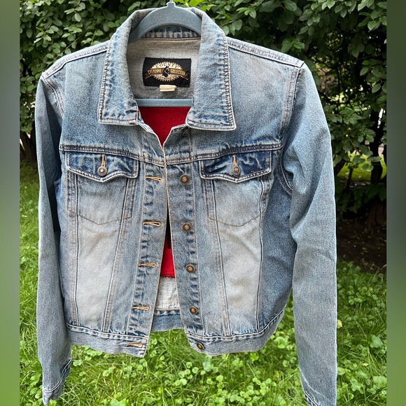 🤠 🧲CLASSIC & Vintage Western /Southwestern Denim Jean Jacket | Size Large / 10 - Picture 3 of 17